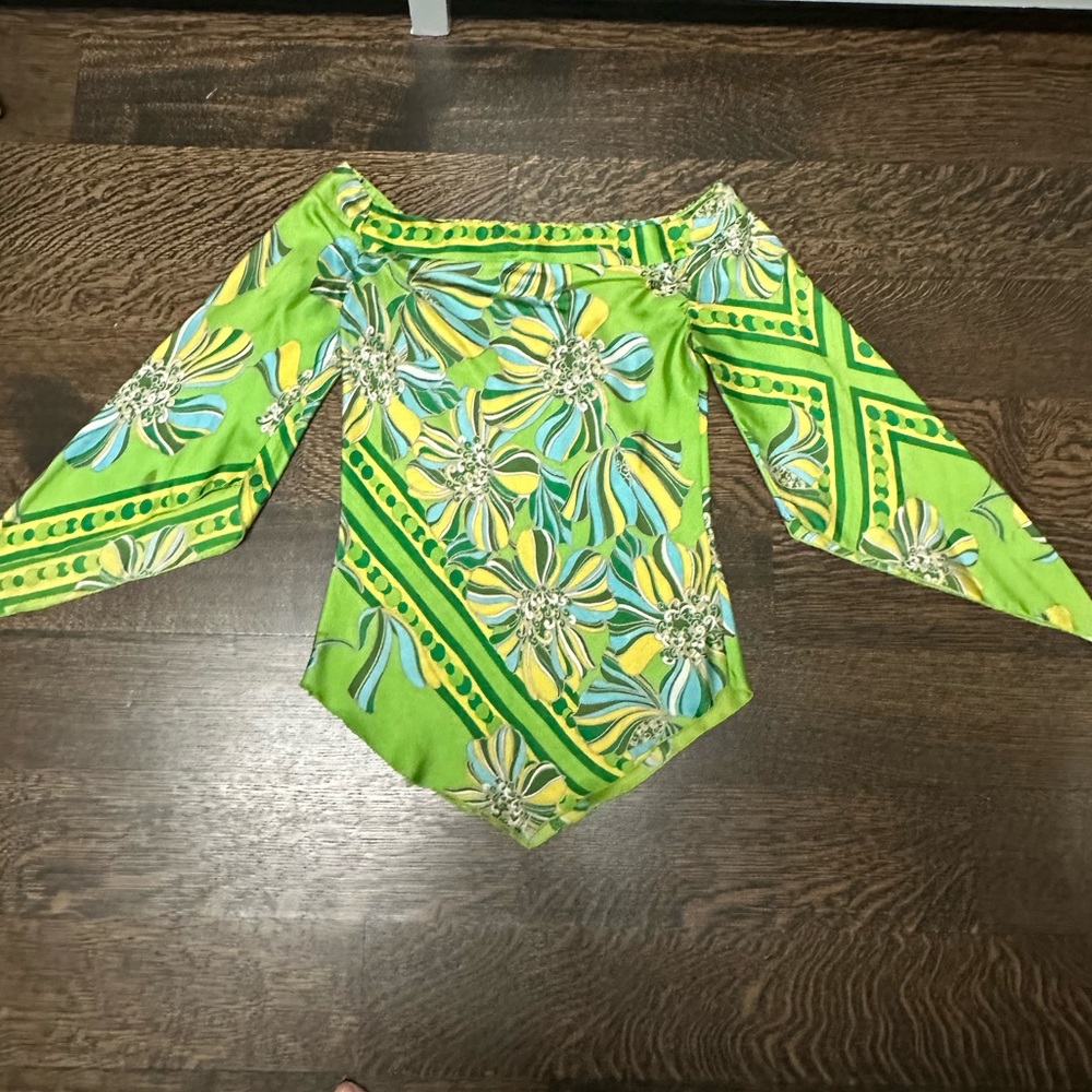 Beautiful off-the-shoulder silk top. Purchased in Italy.